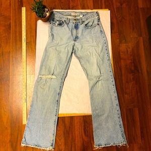 Vintage Abercrombie Distressed Bootcut Jeans